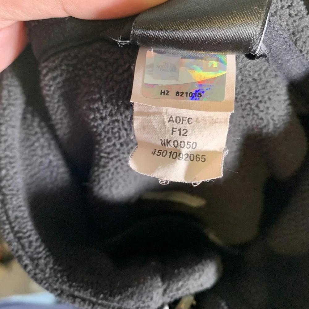 The North Face Jacket Mens‎ Small Gray Black Fleece Full Zip FlashDry Outdoor